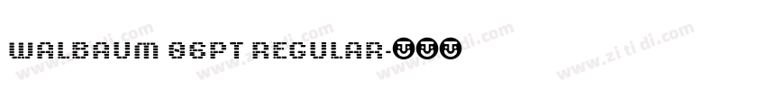 Walbaum 06pt Regular字体转换